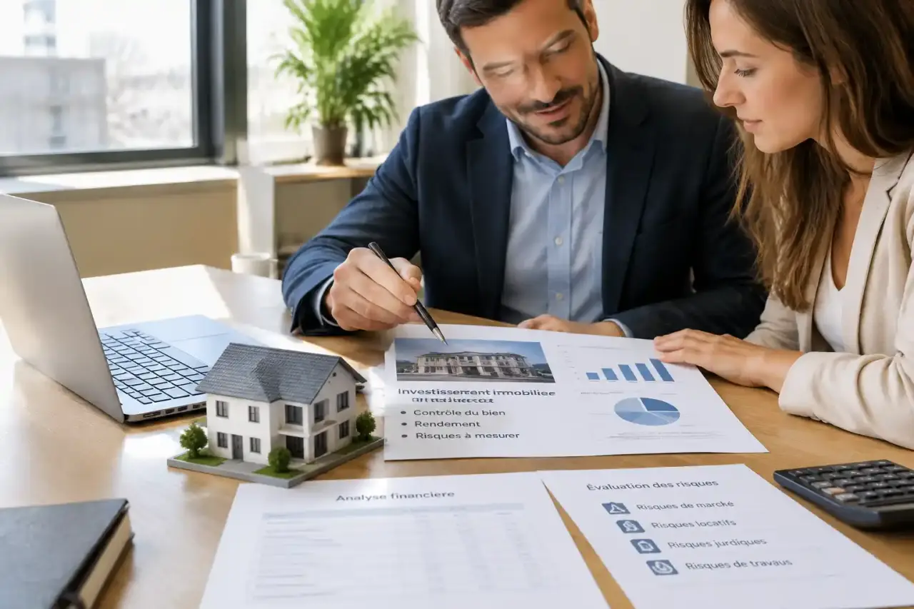 Investissement immobilier en direct : contrôle du bien, rendement et risques à mesurer
