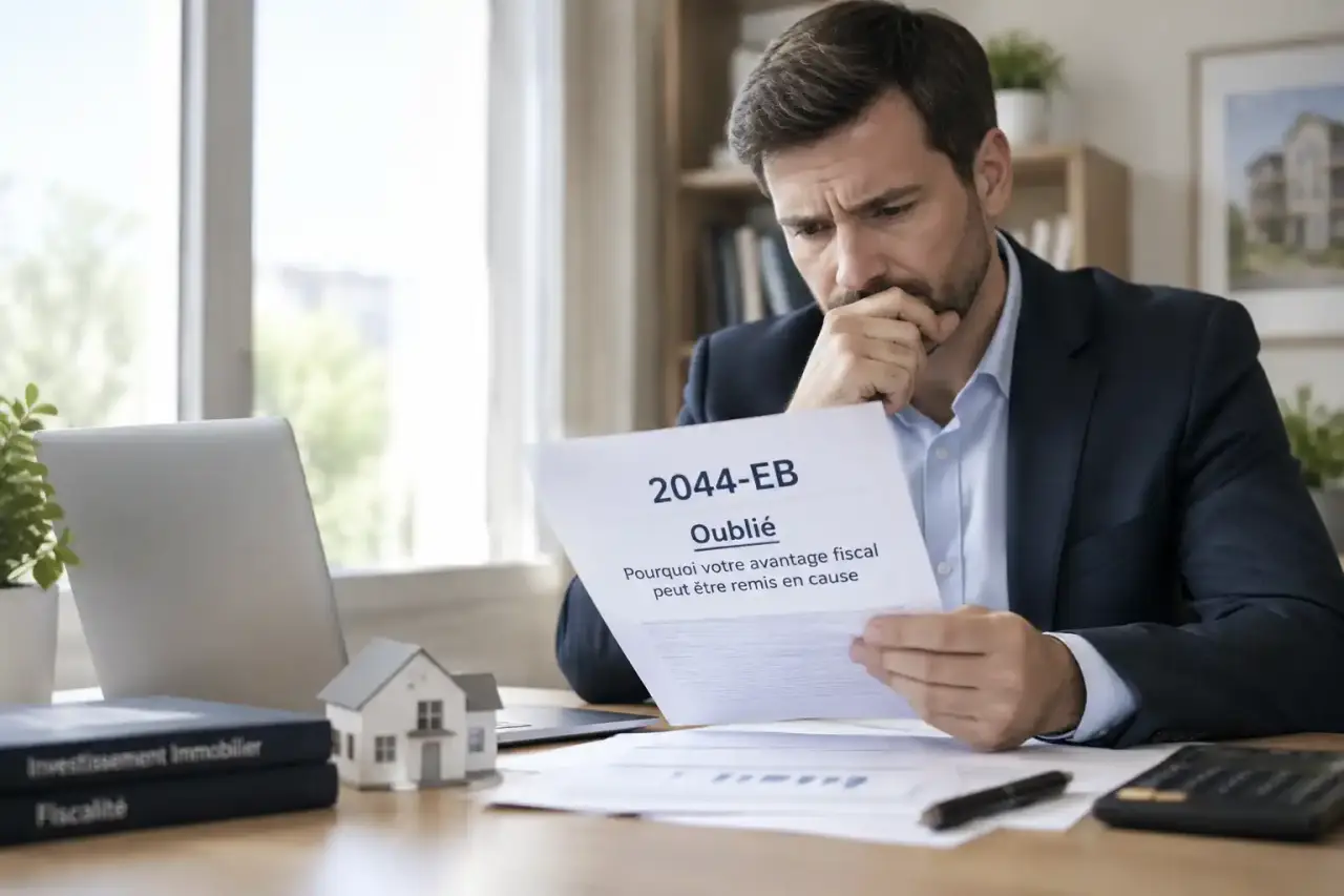 2044-EB oublié : pourquoi votre avantage fiscal peut être remis en cause