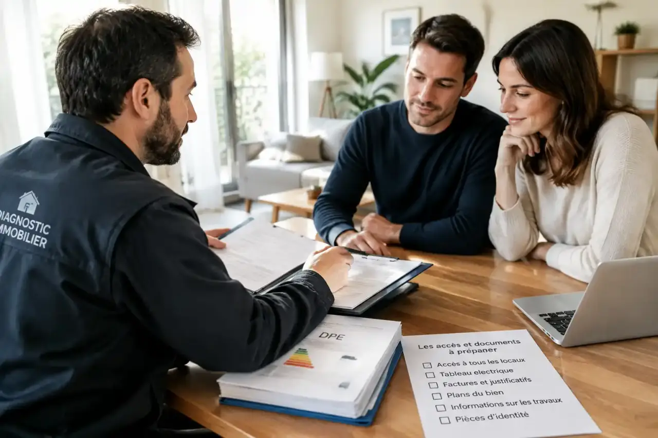 Rendez-vous diagnostic immobilier : les accès et documents à préparer pour éviter une seconde visite